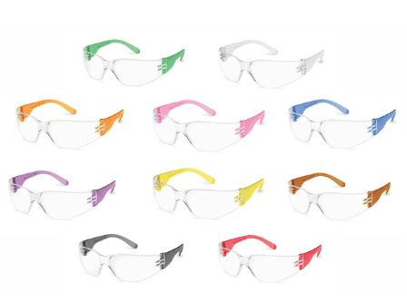 Safety glasses included